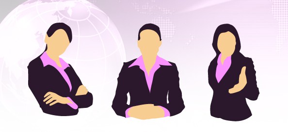 Female Business Silhouettes