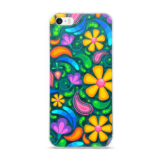 Trendy Colorful Flowers Floral Pattern - iPhone case 2