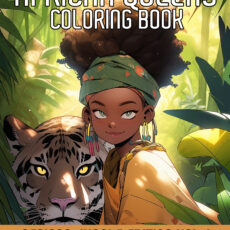 african queens coloring book vol 1 front