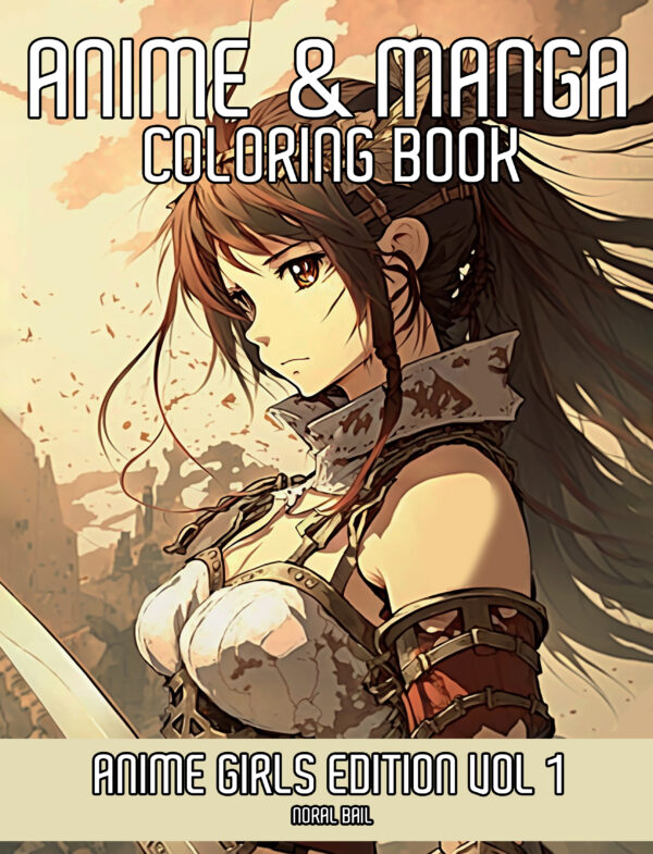 coloring book anime girls edition vol 1